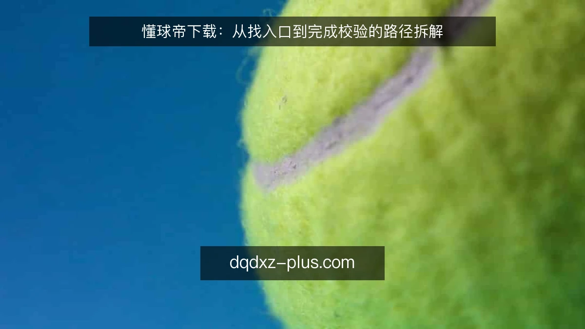 懂球帝下载：从找入口到完成校验的路径拆解
