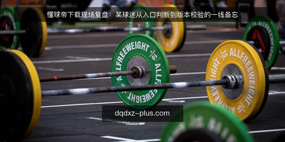 懂球帝下载现场复盘：某球迷从入口判断到版本校验的一线备忘 — 先看信号：安装前的现场观察 配图